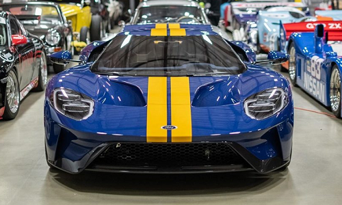 Siêu xe Ford GT 2020 màu sơn xanh Sunoco Blue độc nhất