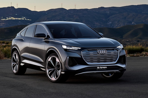 Audi Q4 e-tron Sportback 2021 chạy điện khởi điểm 45.000 USD