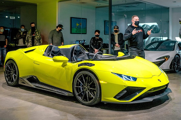 Ngắm siêu xe Lamborghini Huracan Evo “Aperta” 840 mã lực, độc nhất