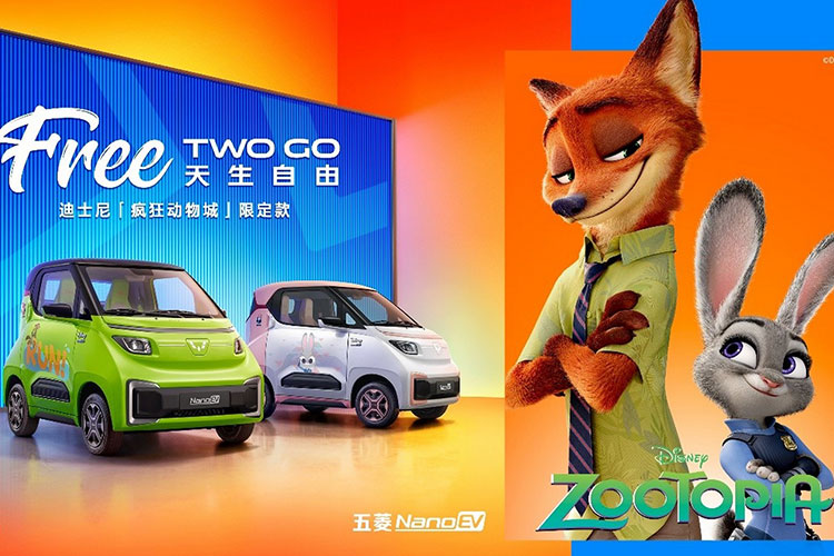 Wuling NanoEV Disney Zootopia - ôtô điện 2 chỗ chỉ 210 triệu đồng