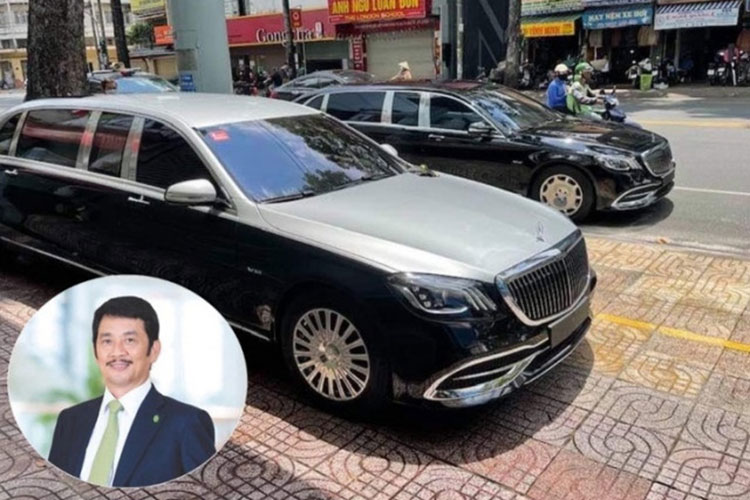 Bộ đôi Mercedes-Maybach S650 Pullman trăm tỷ của đại gia Nova Group