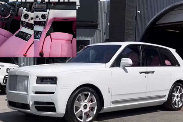 Chiếc Rolls-Royce Cullinan độc đáo với nội thất "hường cute hột me“