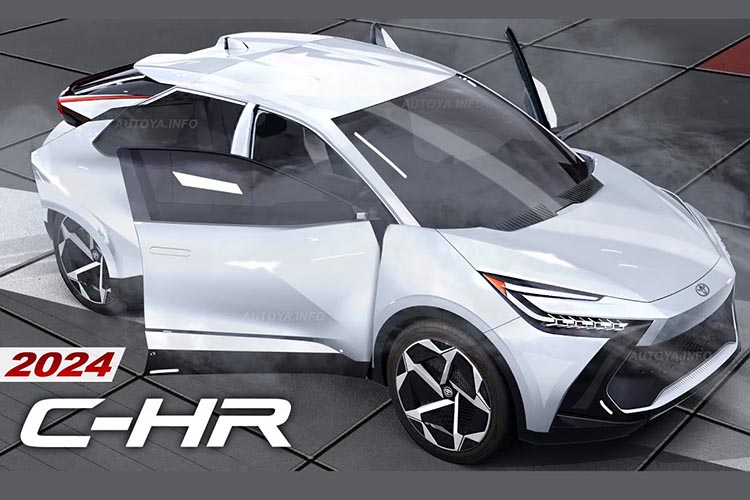 Toyota C-HR Prologue 2024 dần lộ diện, hứa hẹn sẽ có phiên bản EV