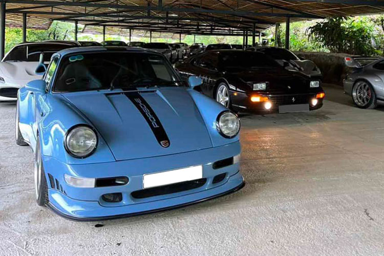 Porsche 930 Turbo độ RUF “bị nhốt” vào garage nghìn tỷ của Qua Vũ