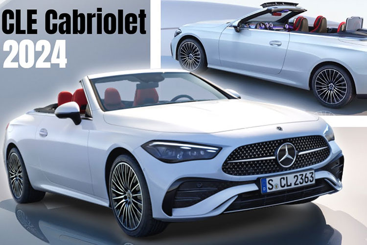 Mercedes-Benz CLE Cabriolet 2024 mui trần chính thức lộ diện