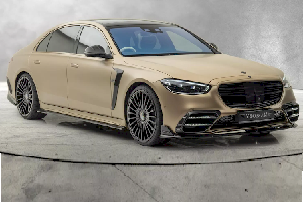 "Soi" Mercedes-Benz S580 độ Mansory với ngoại thất Kalahari Gold lạ mắt