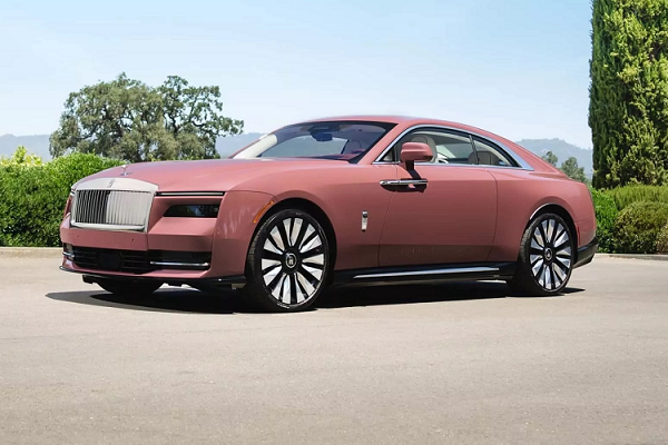 Ngắm Rolls-Royce Spectre đặc biệt màu Morganite giá gần 10 tỷ đồng