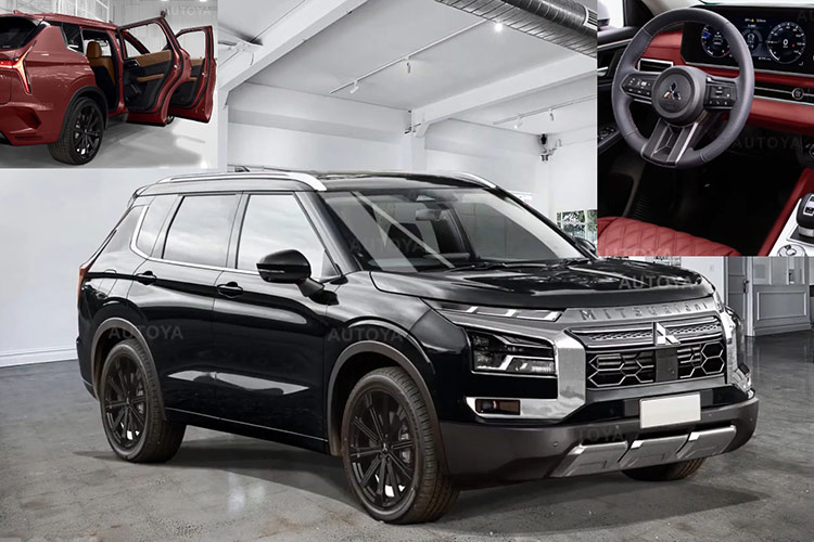 Xem trước Mitsubishi Outlander facelift 2025 - “lên đời” đầy sang chảnh