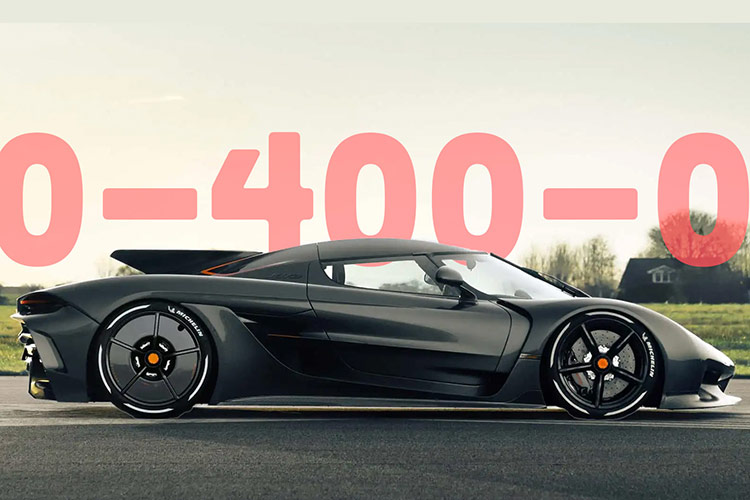 Koenigsegg tự phá kỷ lục tốc độ 0-400-0 km/h với thời gian 27,83 giây