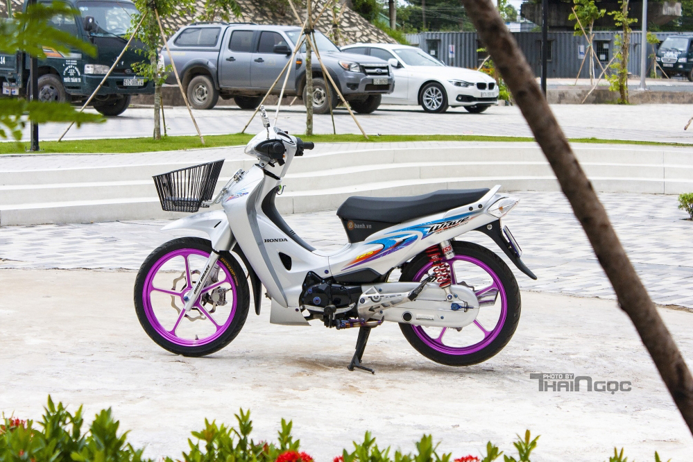 Honda Wave 125 độ “đồ chơi khủng” của biker An Giang