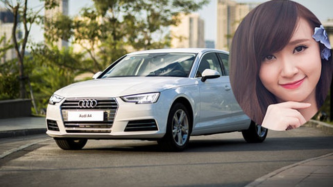 Bỏ “thiếu gia siêu xe” Midu chi tiền tỷ sắm xế sang Audi A4