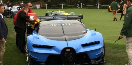 Siêu xe triệu đô Bugatti gây thất vọng tại Pebble Beach Concours