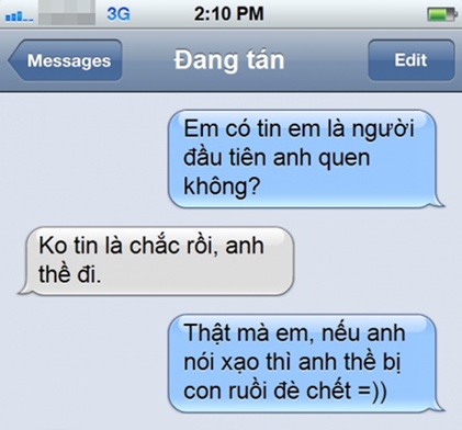 Tin nhắn “chế” khiến dân mạng... “cười đau ruột” (15)