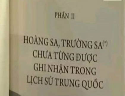 Bóc trần luận điệu mới nhất Trung Quốc “nhận vơ” Hoàng Sa của mình