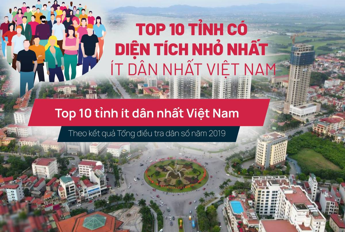 Sáp nhập tỉnh: 10 tỉnh nào có diện tích nhỏ nhất, ít dân nhất Việt Nam? 