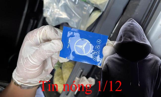 Tin nóng 1/12: Ông trùm đường dây ma túy in logo Mercedes là ai?