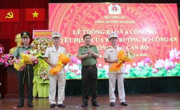 Hai tân Phó Giám đốc Công an An Giang vừa được bổ nhiệm là ai?