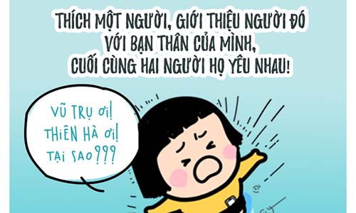 Cảm giác ức chế nhất khi bạn thích một ai đó