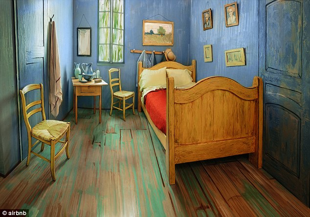 Căn phòng tuyệt đẹp tái hiện từ tranh của danh họa Van Gogh