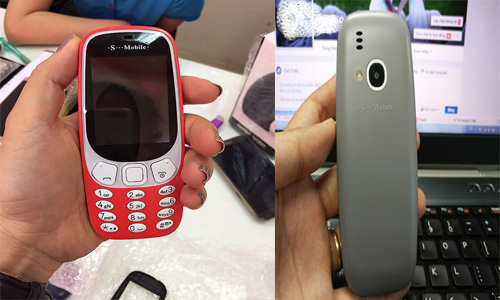 Giật mình Nokia 3310 nhái “giống 99%” hàng thật ở Việt Nam 