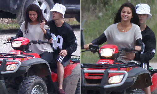 Justin Bieber và Selena Gomez quấn chặt lấy nhau