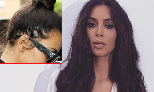 Kim Kardashian gây sốc với mái tóc hói