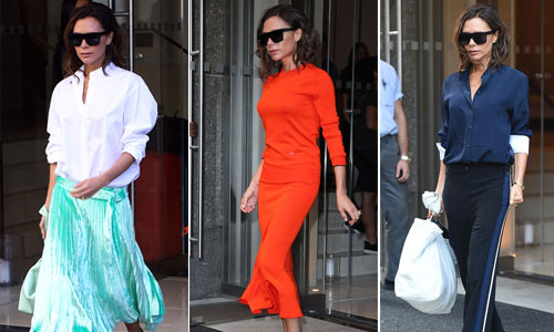 Ngắm phong cách thời trang đẹp, lạ của Victoria Beckham tại NWFS