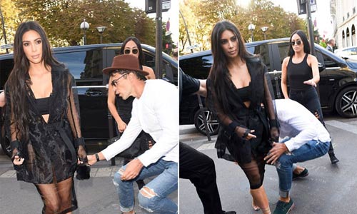 Kim Kardashian bị kẻ lạ mặt sàm sỡ vòng 3 tại Paris