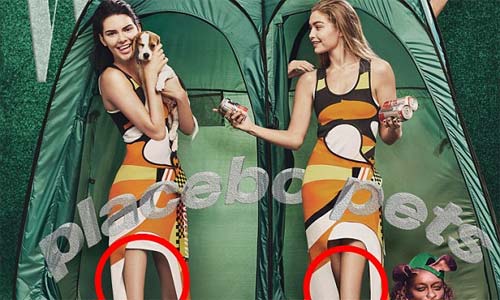 Kendall Jenner mất đầu gối vì photoshop