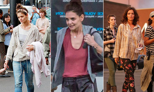 Katie Holmes, ngôi sao ưa style luộm thuộm