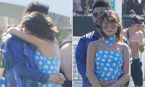 Selena Gomez ôm ấp không rời tình mới The Weeknd