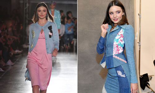 Miranda Kerr quyến rũ trên sàn catwalk sau đám cưới