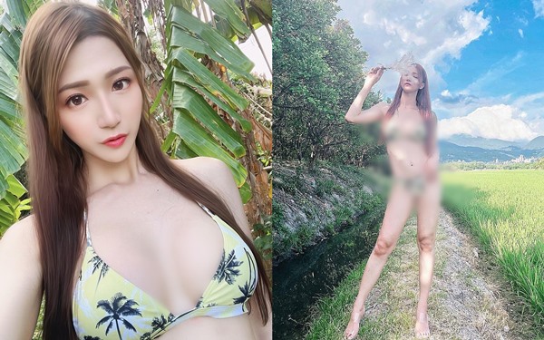 Đỏ mặt ngắm nữ trợ giảng diện bikini khoe dáng ở ruộng lúa