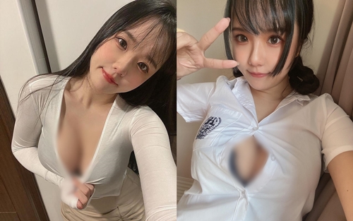 Hot girl “mặt học sinh, thân hình phụ huynh” bung cúc khoe ngực khủng