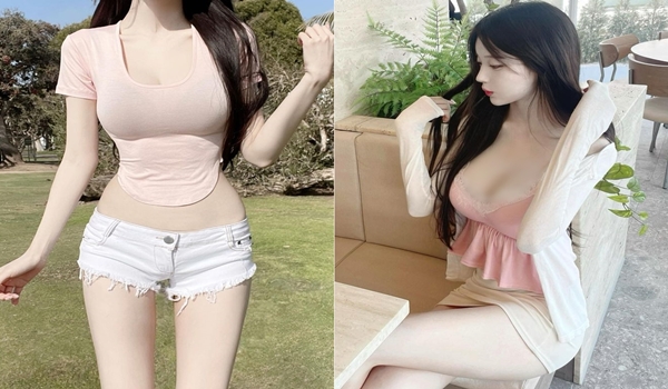 Diện mốt quần ngắn bằng gang tay, hot girl khiến người nhìn phát ngượng