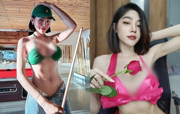 Đỏ mặt trước hot girl xinh đẹp diện nội y trượt ván, chơi bi-a