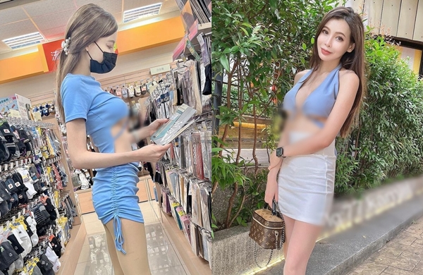 Diện mốt hở chân ngực, hot girl khiến người nhìn ngượng chín mặt