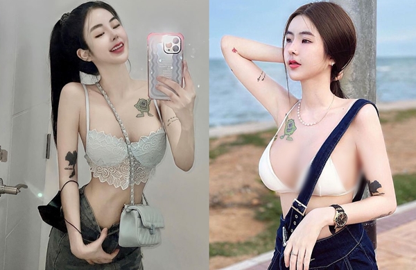 Hot girl “mặc như không” khoe vòng eo rắn nước mê hoặc