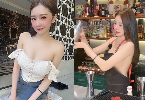 Ngượng chín mặt hot girl vô tư “thả rông” vòng một, khoe dáng nuột