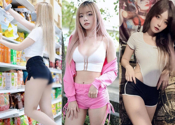 Đỏ mặt hot girl xinh đẹp mặc quần “ngắn chẳng tày gang” dạo phố