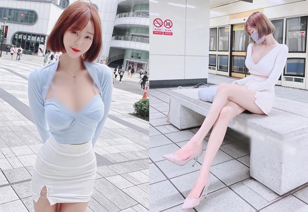 Trời lạnh, hot girl vẫn mặc hở hết nấc khoe body siêu nuột