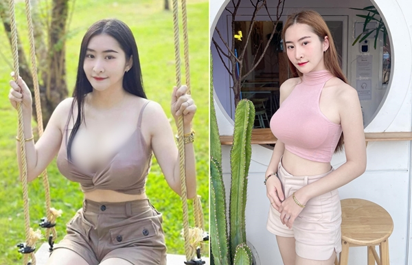 Hot girl ngực khủng mê mốt xẻ sâu khoe đường cong