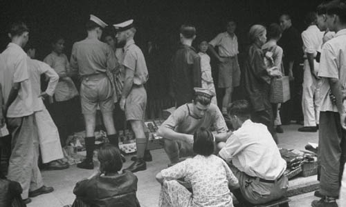 Góc ảnh Hong Kong thanh bình năm 1945