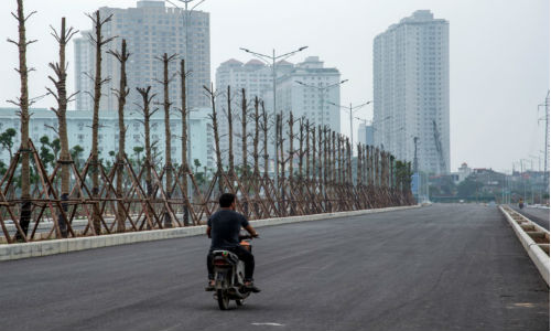 Cận cảnh tuyến đường nghìn tỷ đang gấp rút hoàn thành tại Hà Nội