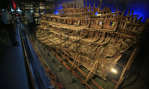 Cận cảnh xác tàu chiến Mary Rose của Hải quân Anh 