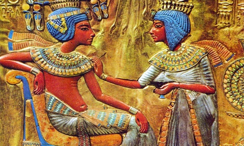 Chuyện khó tin về vợ chồng pharaoh Ai Cập Tutankhamun