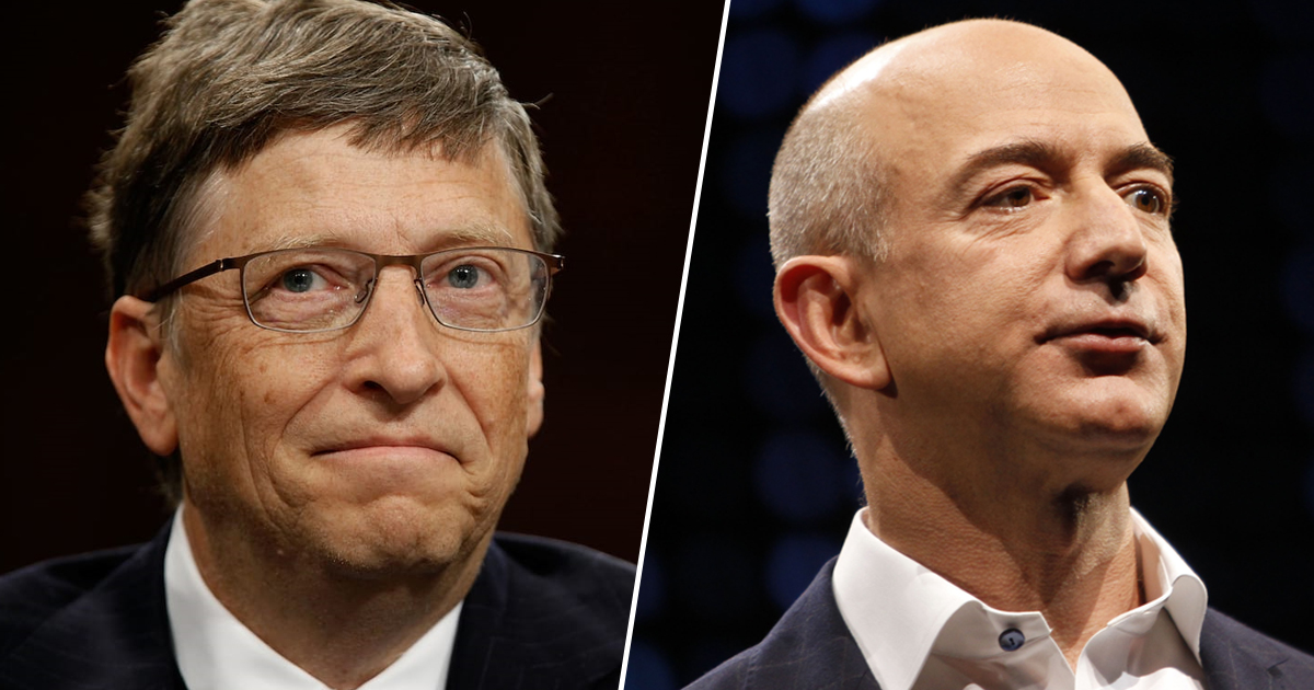 Loạt điểm chung “đáng nể” của tỷ phú Bill Gates và Jeff Bezos