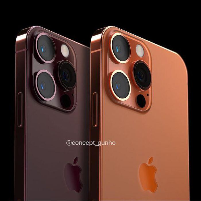 Đẹp long lanh concept iPhone 13 màu cam đồng, cảnh báo iFan "cháy ví" 