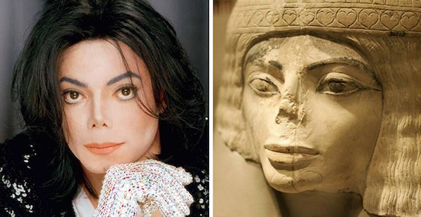 Bức tượng Ai Cập giống Michael Jackson: Bằng chứng du hành thời gian?