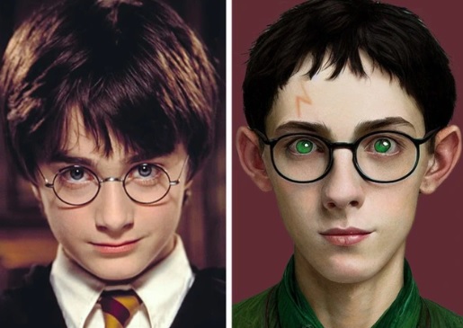 Dùng AI phục dựng dàn nhân vật Harry Potter, giật mình dung mạo 